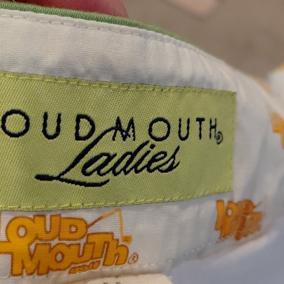 Loudmouth Ladies Women's Retro Golf Print Mini Skort - Picture 8 of 8